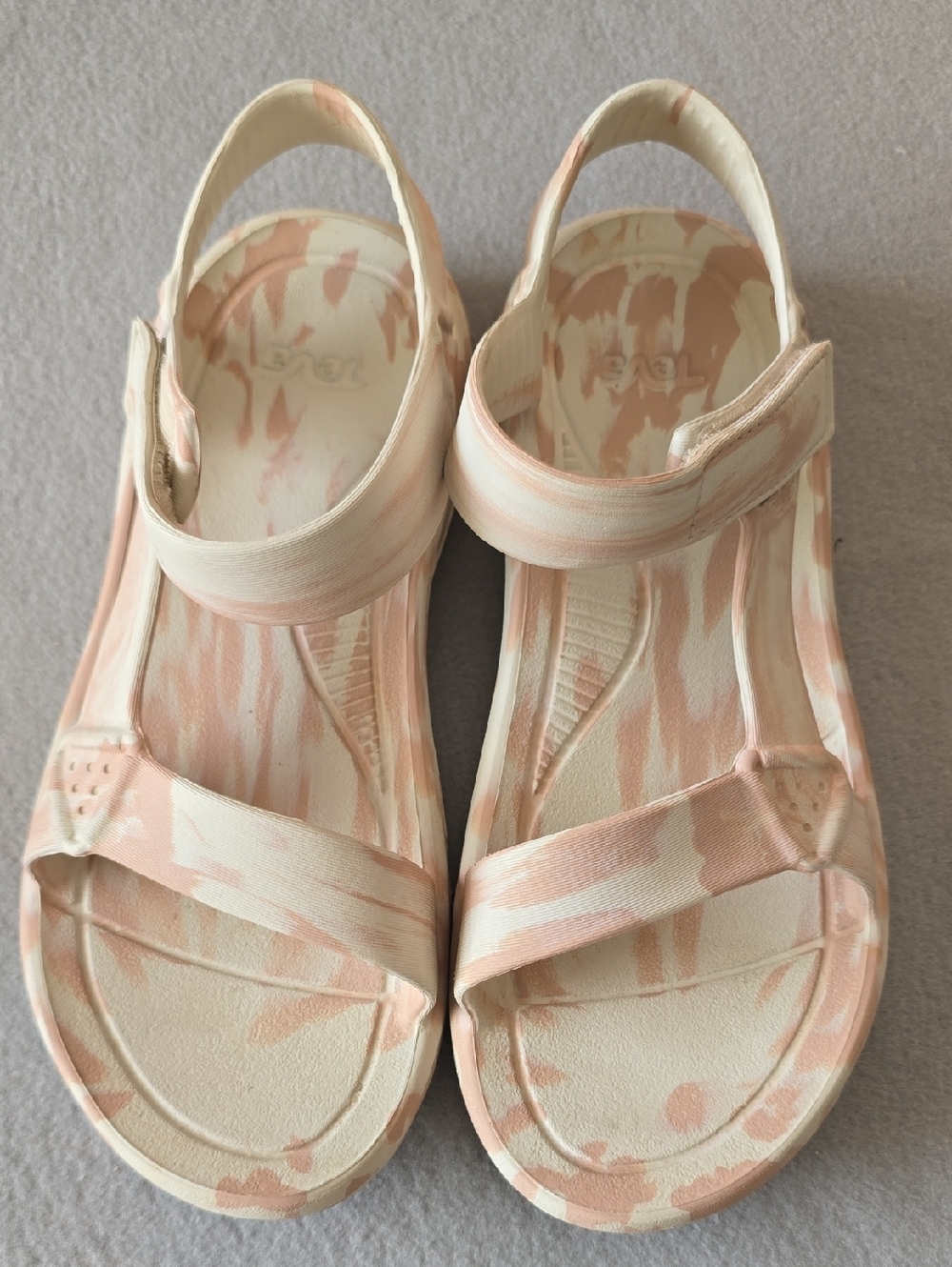 Teva Women's Peach Marble Sport Sandals